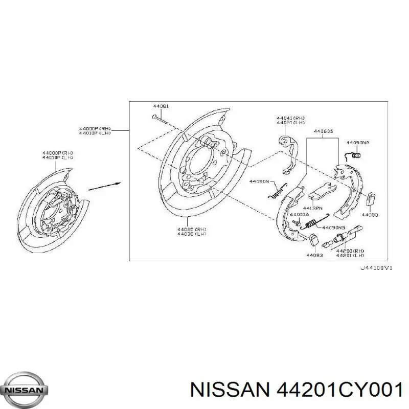 44201CY001 Nissan/Infiniti 