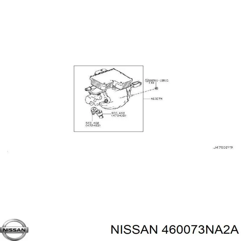 460073NA2A Nissan/Infiniti Циліндр гальмівний, головний