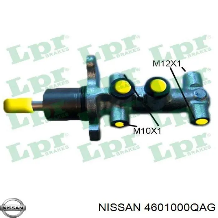 4601000QAG Nissan/Infiniti Циліндр гальмівний, головний