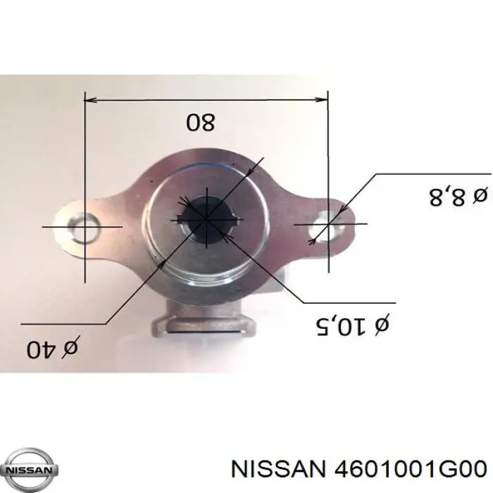 Циліндр гальмівний, головний 4601001G00 Nissan