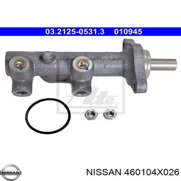 Циліндр головний гальма (Гідротормоз) Nissan/Infiniti 460104X026 ціна, від 383.56 USD