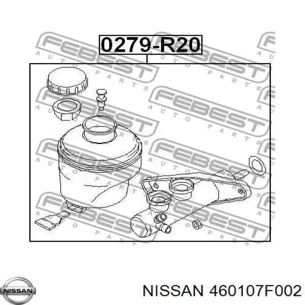Купити 460107F002 Nissan/Infiniti Головний гальмівний циліндр