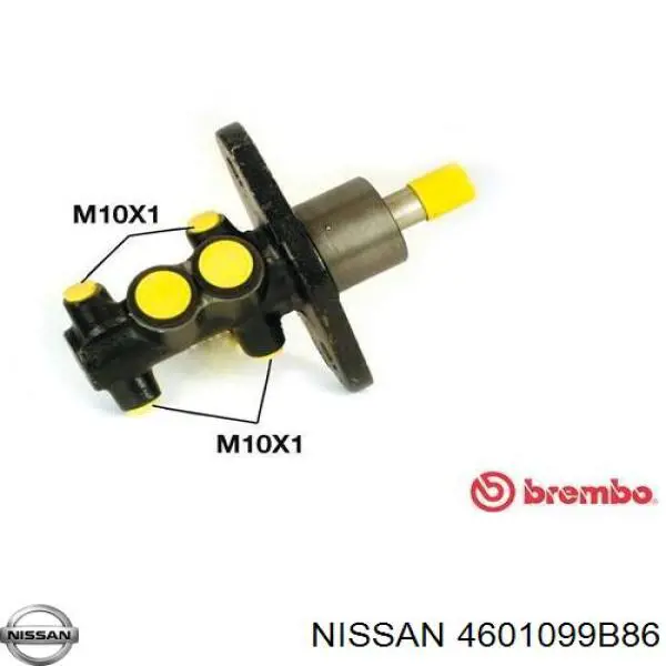 Циліндр головний гальма (Гідротормоз) Nissan/Infiniti 4601099B86 ціна, від 66.14 USD