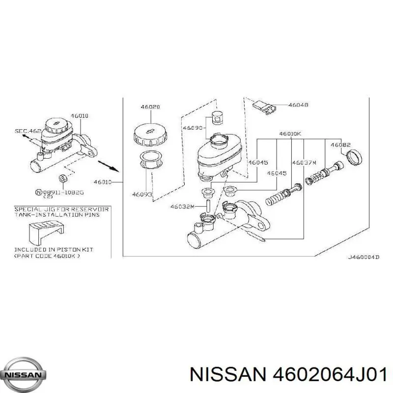  4602064J01 Nissan/Infiniti