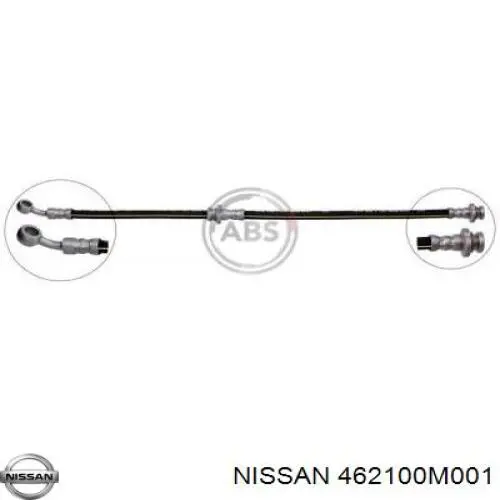 Купити 462100M001 Nissan/Infiniti Шланг гальмівний передній, правий