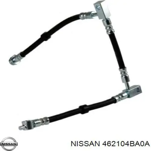 Шланг гальмівний передній, правий Nissan/Infiniti 462104BA0A ціна, від 22.57 USD