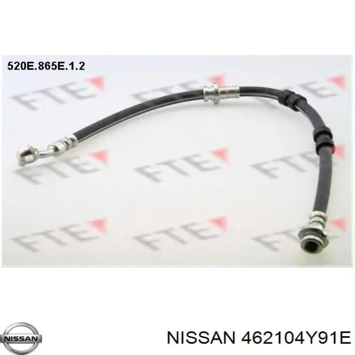 Шланг гальмівний передній, лівий Nissan/Infiniti 462104Y91E ціна, від 19.00 USD