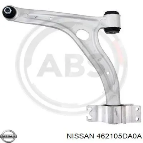 Шланг гальмівний передній Nissan/Infiniti 462105DA0A ціна, від 12.67 USD