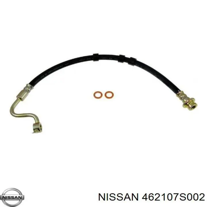 Шланг гальмівний передній, правий Nissan/Infiniti 462107S002 ціна, від 35.39 USD