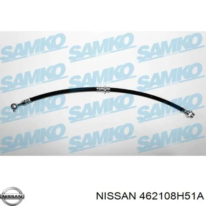 Шланг гальмівний задній, правий Nissan/Infiniti 462108H51A ціна, від 14.87 USD