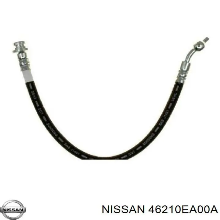 Шланг гальмівний передній, правий Nissan/Infiniti 46210EA00A ціна, від 18.58 USD