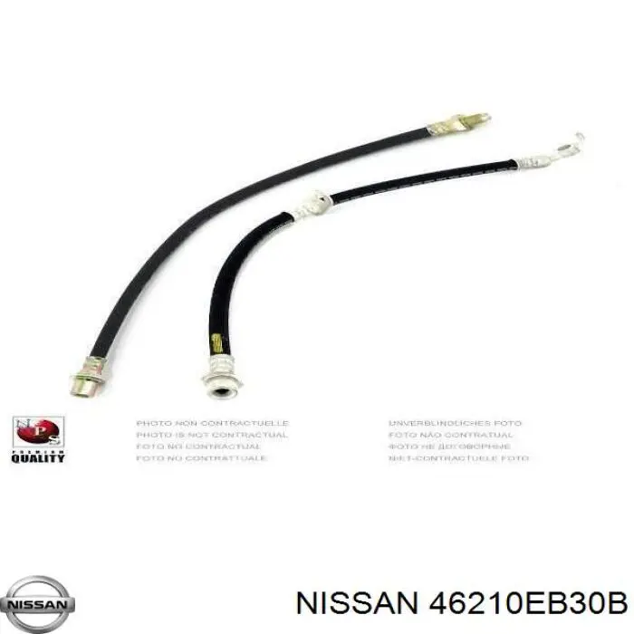 Купити 46210EB30B Nissan/Infiniti Шланг гальмівний передній, правий