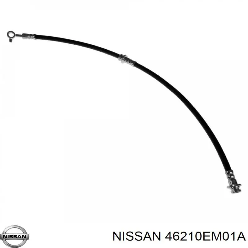 Шланг гальмівний передній, правий Nissan Tiida (C11X) (Нісан Тііда)
