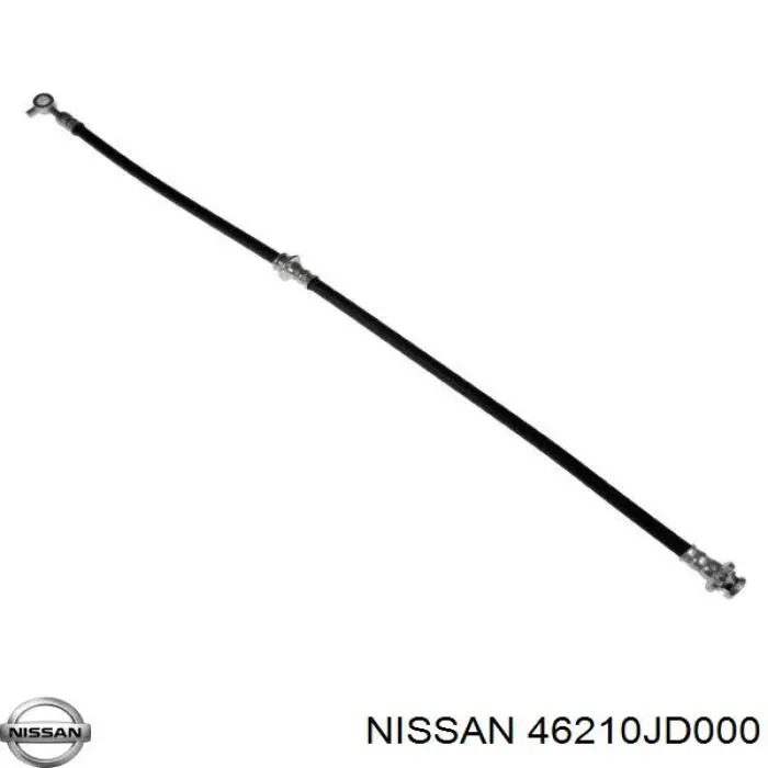 Шланг гальмівний передній, правий Nissan/Infiniti 46210JD000 ціна, від 13.96 USD
