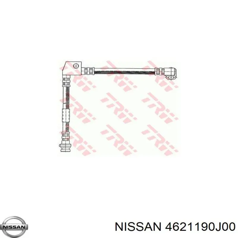 Купити 4621150J60 Nissan/Infiniti Шланг гальмівний передній, лівий