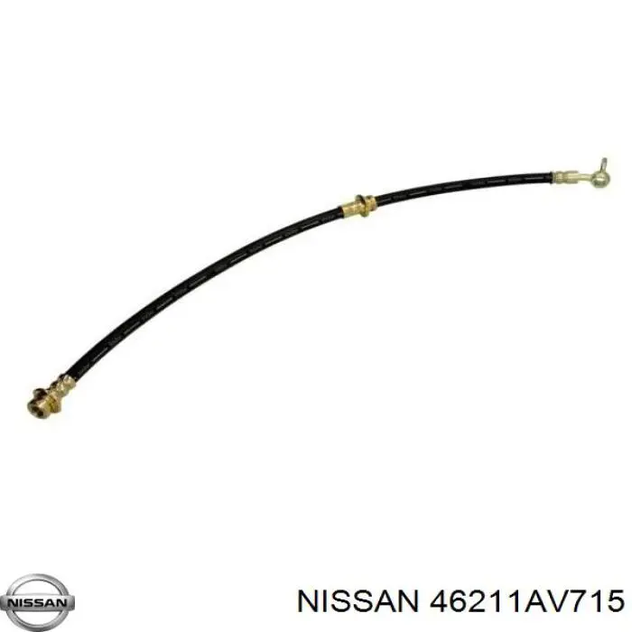 Шланг гальмівний задній, лівий Nissan/Infiniti 46211AV715 ціна, від 14.46 USD