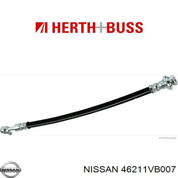 Купити 46211VB007 Nissan/Infiniti Шланг гальмівний передній, лівий