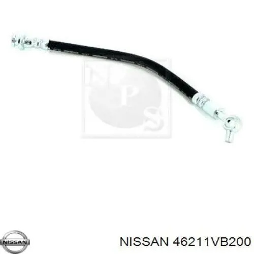 Шланг гальмівний задній, лівий Nissan/Infiniti 46211VB200 ціна, від 11.02 USD