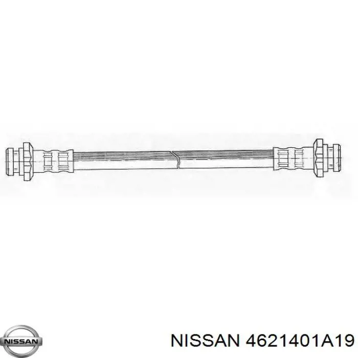 Купити 4621401A19 Nissan/Infiniti Шланг гальмівний задній