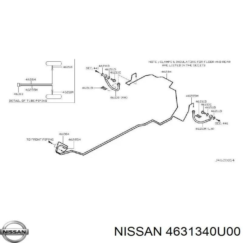 4631340U00 Nissan/Infiniti 