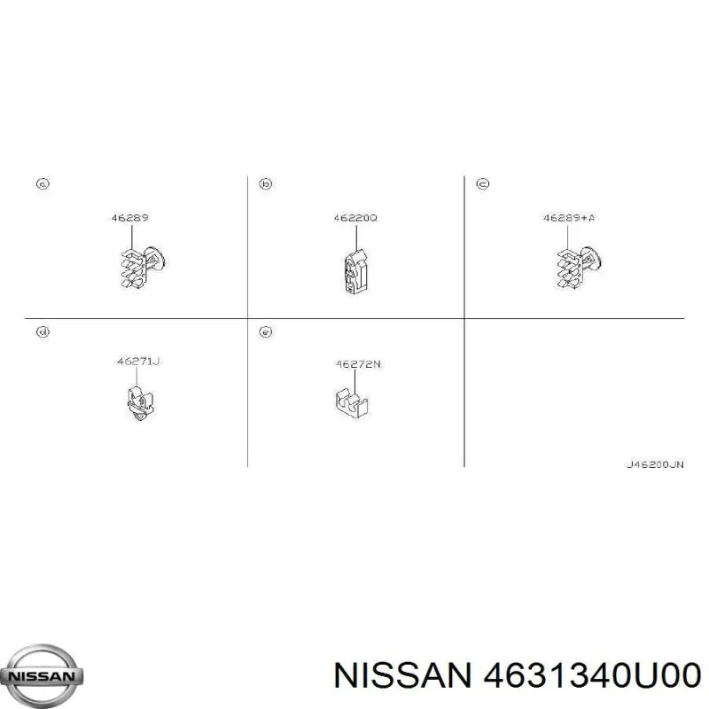 Купити 4631340U00 Nissan/Infiniti 