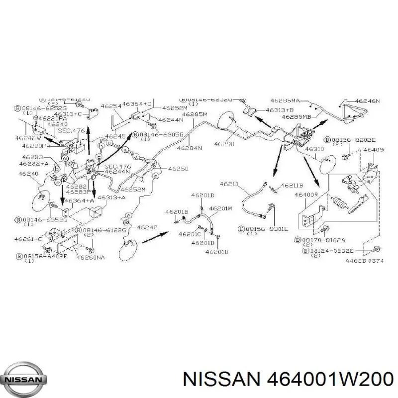 464001W200 Nissan/Infiniti 