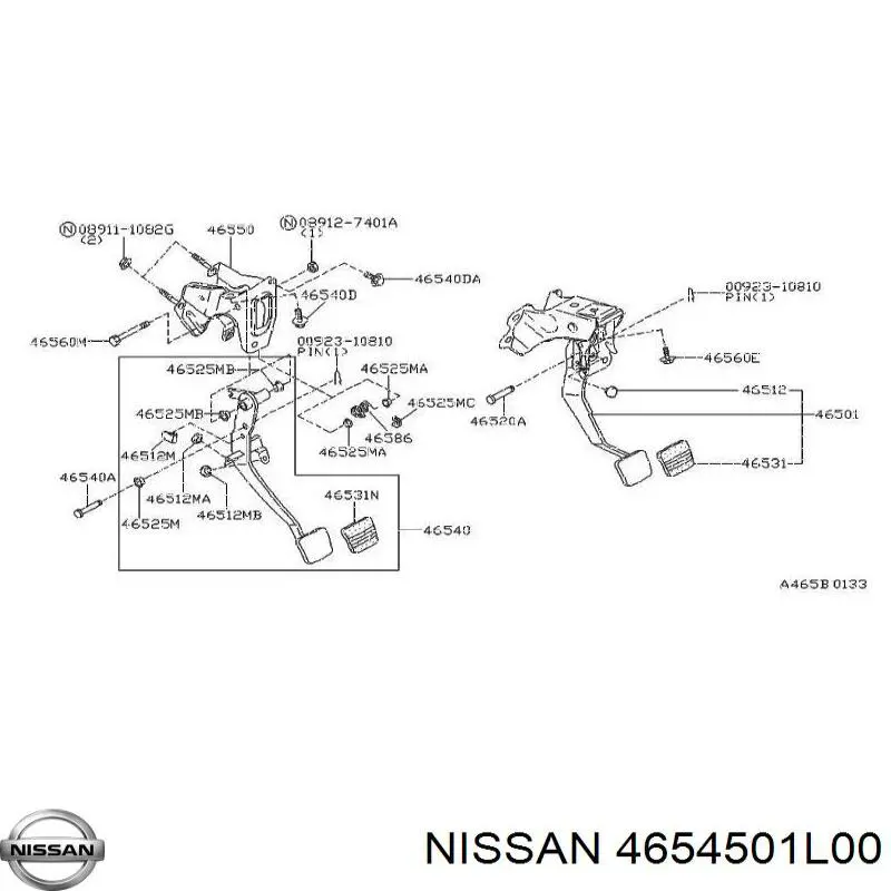 4654501L00 Nissan/Infiniti 