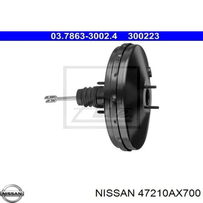Вакуумника Nissan/Infiniti 47210AX700 ціна, від 38.01 USD