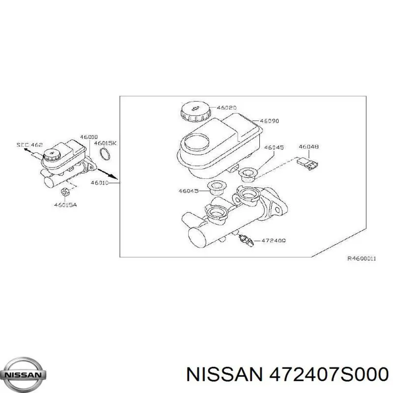  472407S000 Nissan