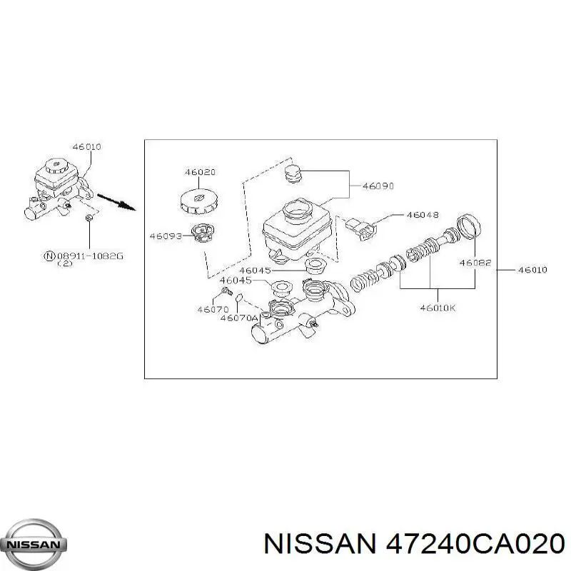 47240CA020 Nissan/Infiniti 