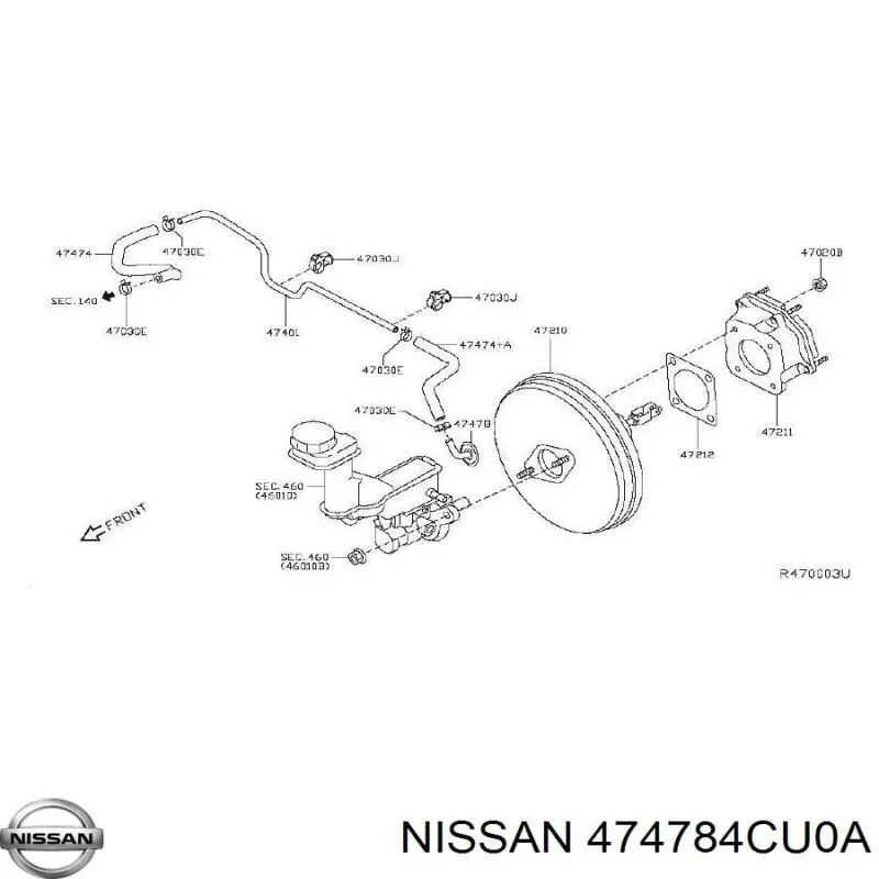  Nissan/Infiniti 474784CU0A ціна, від 12.70 USD