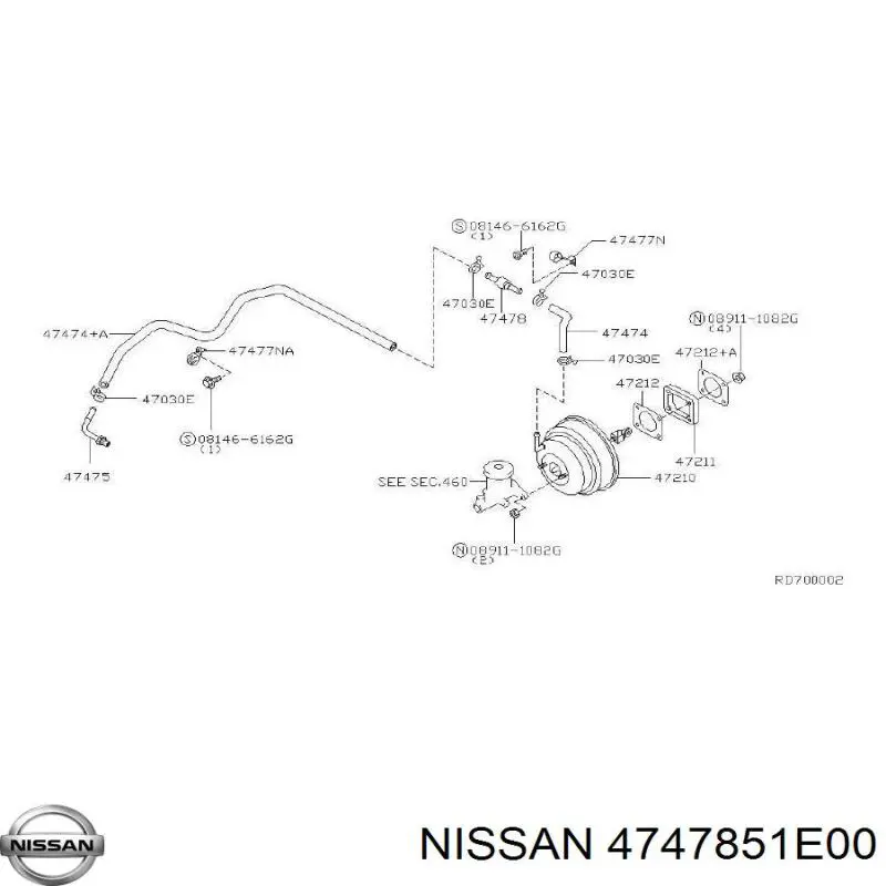  4747851E00 Nissan/Infiniti