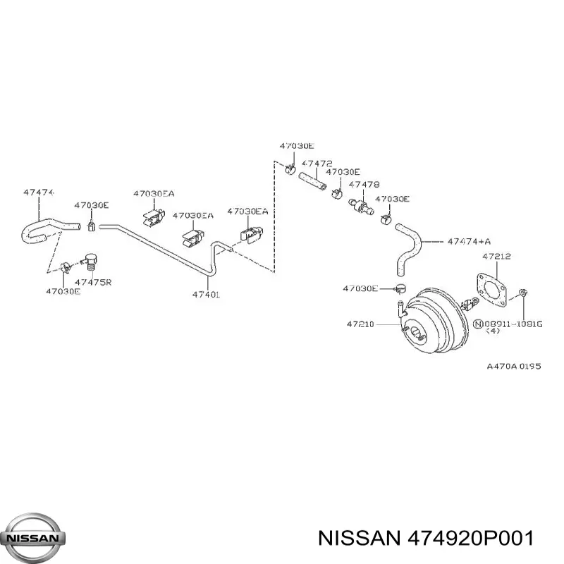  474920P001 Nissan