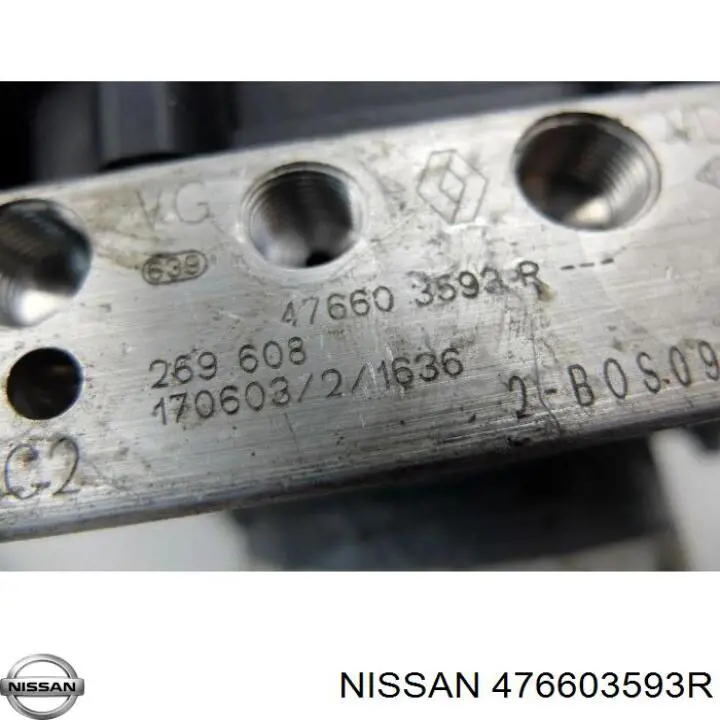 Блок АБС гідравлічний Renault (RVI) 476601698R ціна, від 63.35 USD
