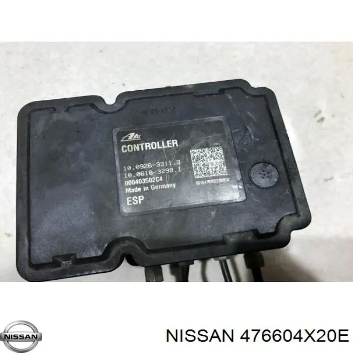 476604X20E Nissan/Infiniti Блок управління АБС (ABS)