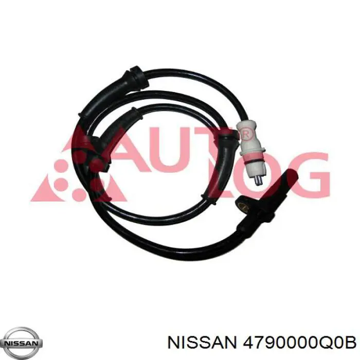 4790000Q0B Nissan датчик абс (abs задній)
