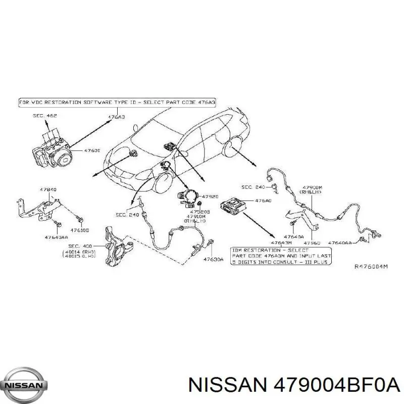  479004BF0A Nissan