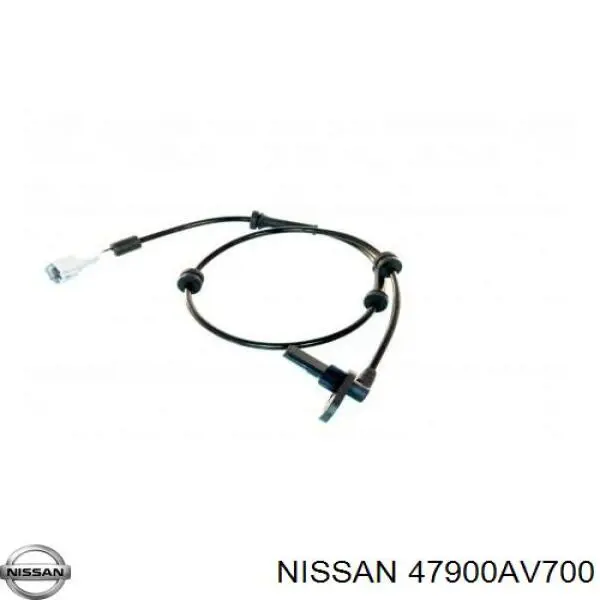 Датчик АБС (ABS) задній, правий 47900AV700 Nissan/Infiniti