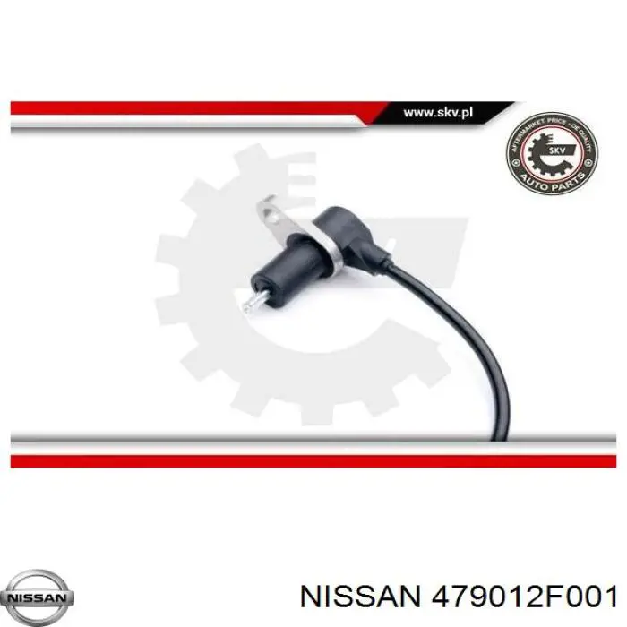 Купити 479012F001 Nissan/Infiniti Датчик АБС (ABS) задній, лівий