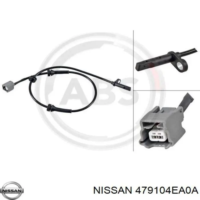 479104EA0A Nissan/Infiniti Датчик АБС