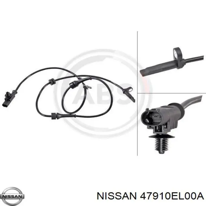 Датчик АБС передній TQ11082 Tqparts