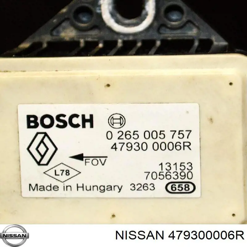 Датчик поперечного прискорення (ESP) 479300006R Nissan/Infiniti