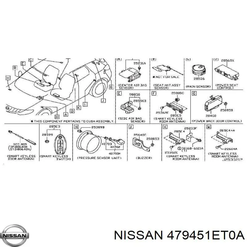  Датчик кута повороту кермового колеса Nissan LEAF 1