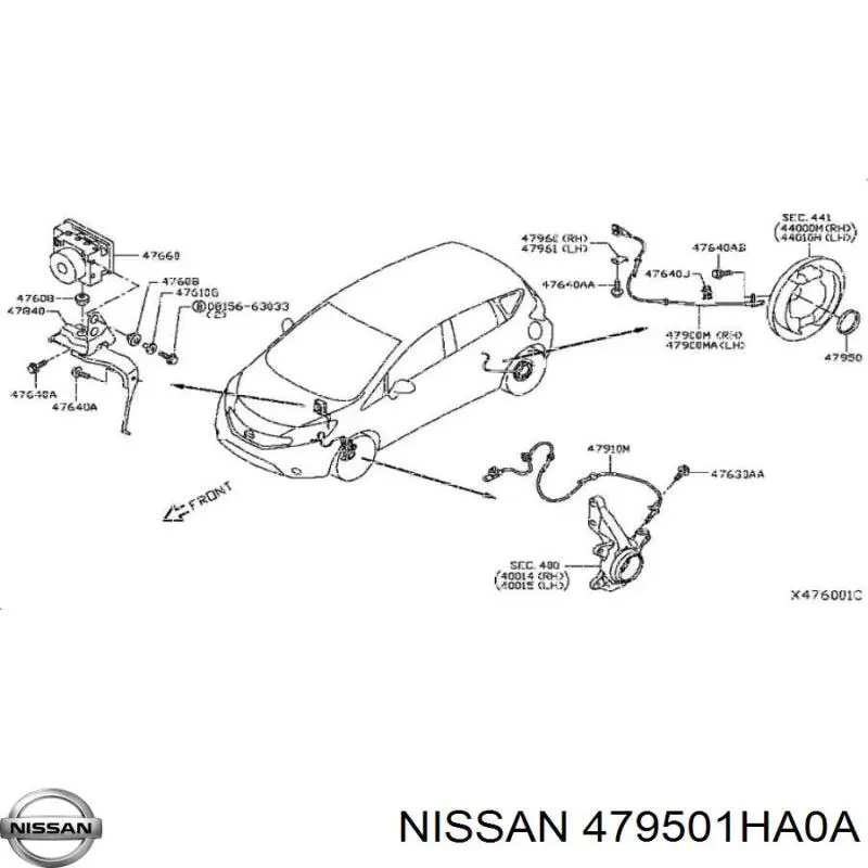  479501HA0A Nissan