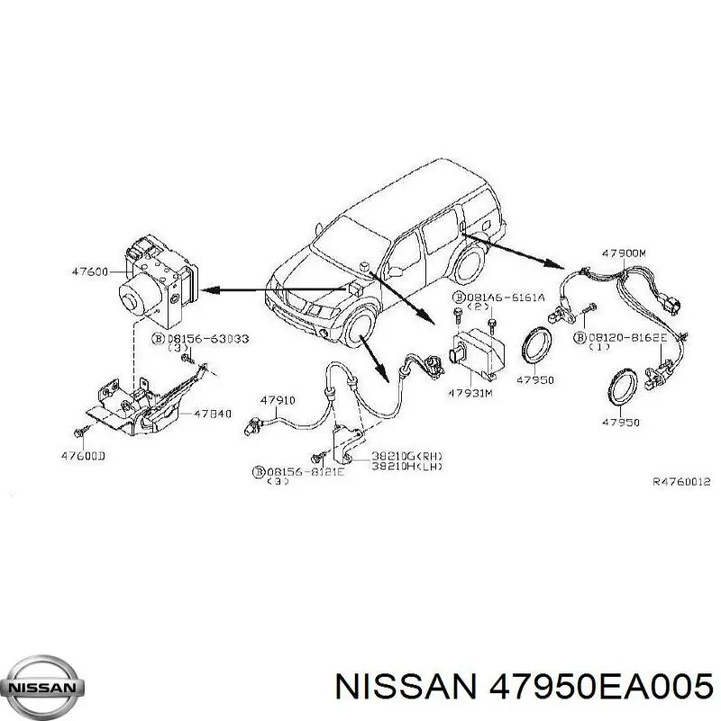 47950EA005 Nissan/Infiniti 