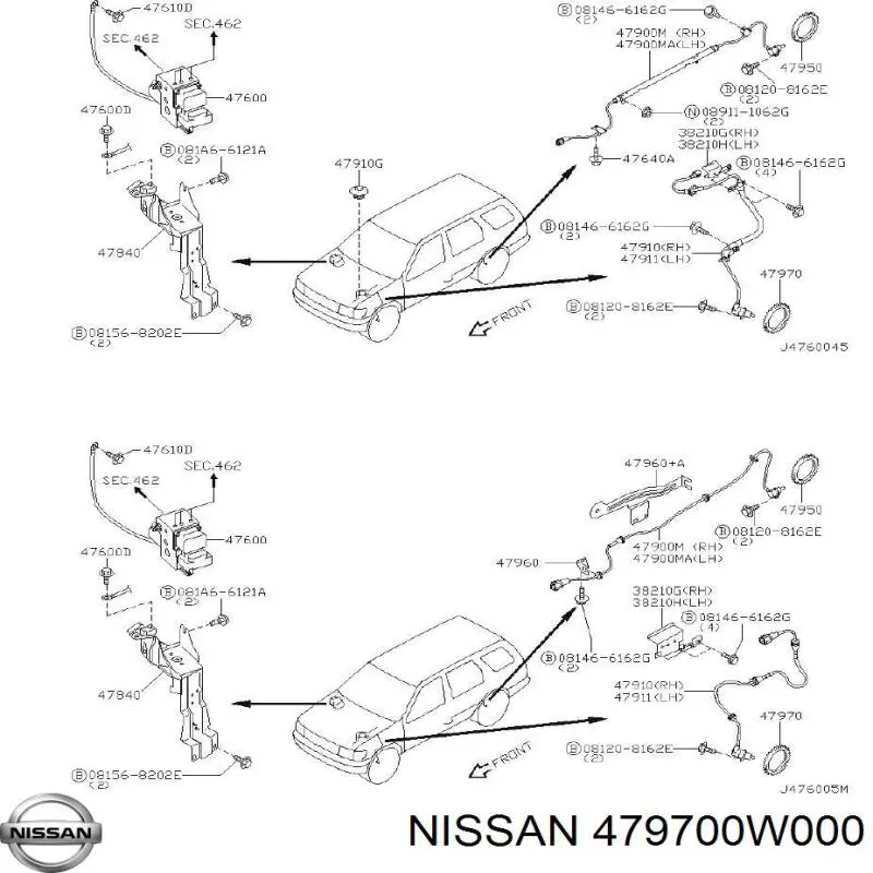  Nissan/Infiniti 479700W000 ціна, від 25.25 USD