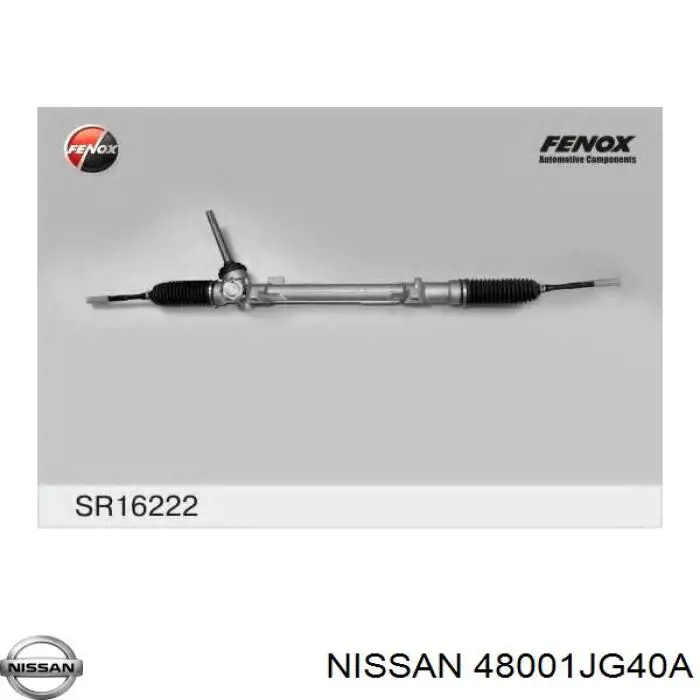 Управління рульове в зборі Nissan/Infiniti 48001JG40A ціна, від 137.97 USD