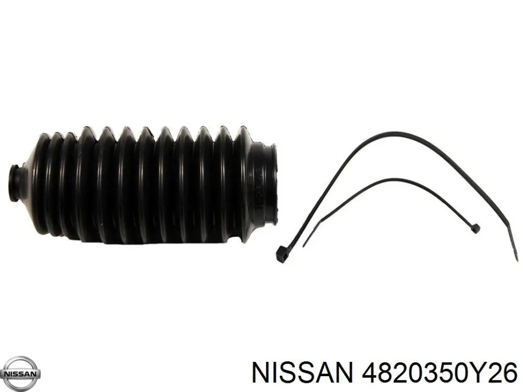 Пильник рульового механізму/рейки, лівий NISSAN 4820350Y26