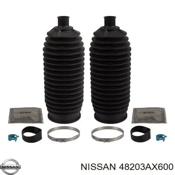 Пильник рульової тяги Nissan/Infiniti 48203AX600 ціна, від 7.67 USD