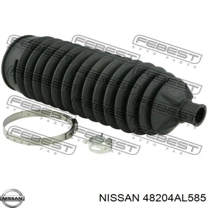 Купити 48204AL585 Nissan/Infiniti Пильник рульового механізму/рейки, правий